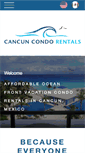 Mobile Screenshot of cancun-condorentals.com